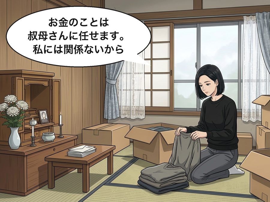 森下美咲「お金のことは叔母さんに任せます。私には関係ないから」