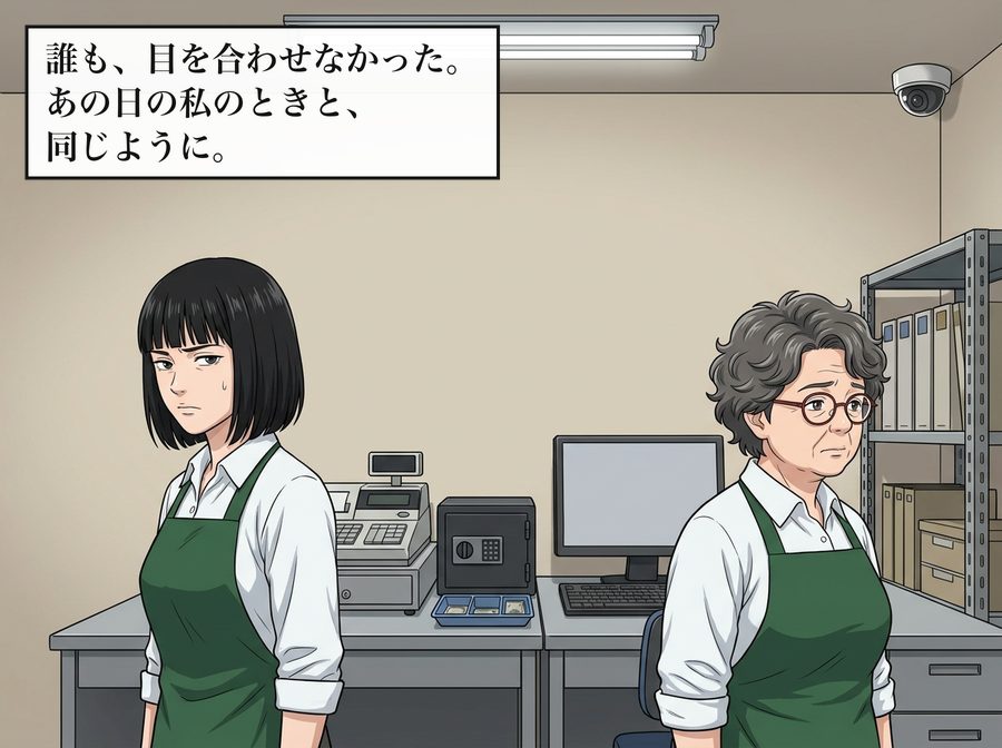 誰も、目を合わせなかった。あの日の私のときと、同じように。