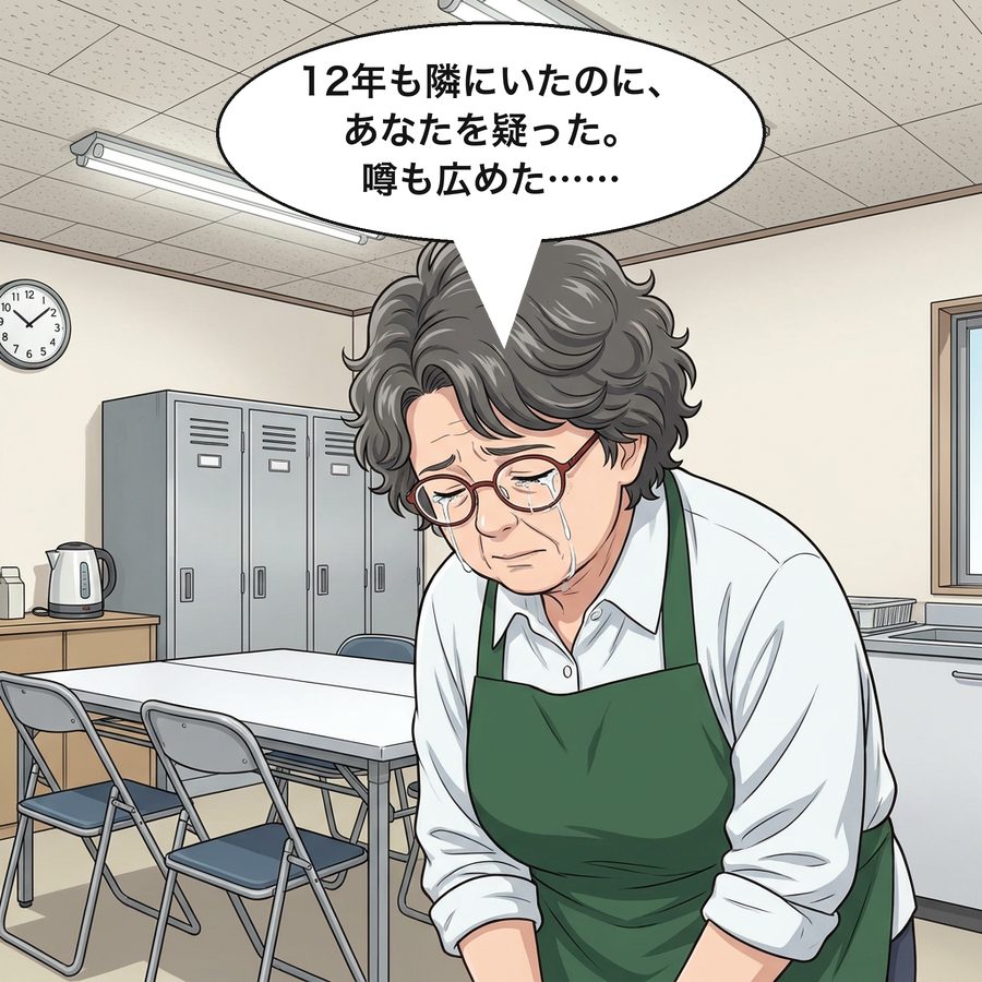 和田さん「12年も隣にいたのに、あなたを疑った。噂も広めた……」