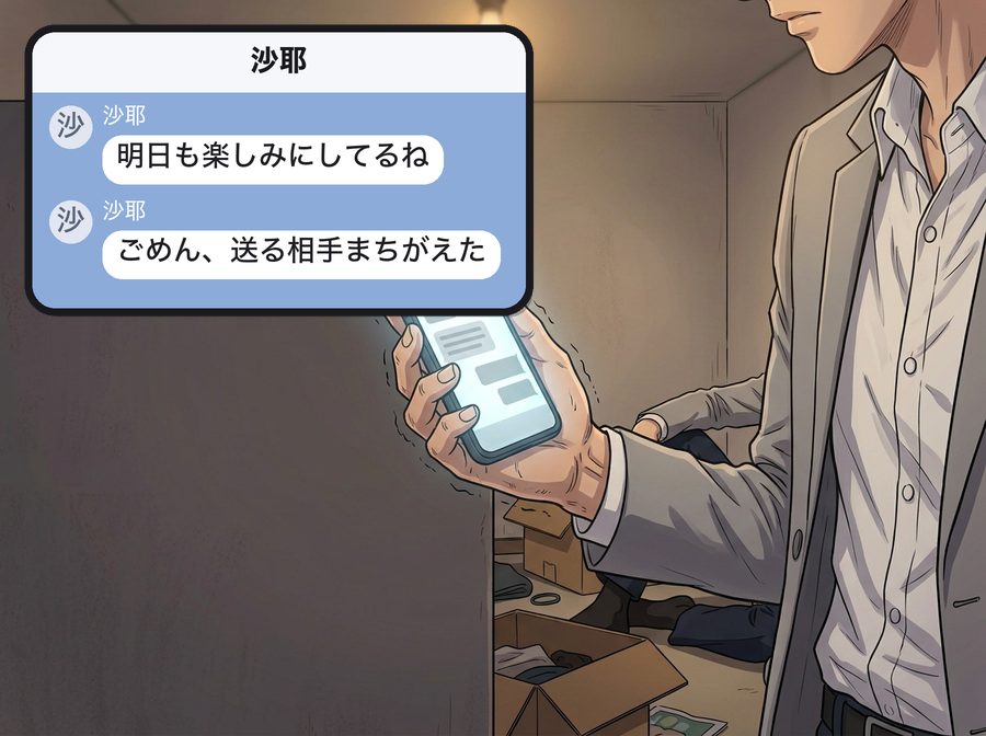 沙耶：沙耶「明日も楽しみにしてるね」 沙耶「ごめん、送る相手まちがえた」
