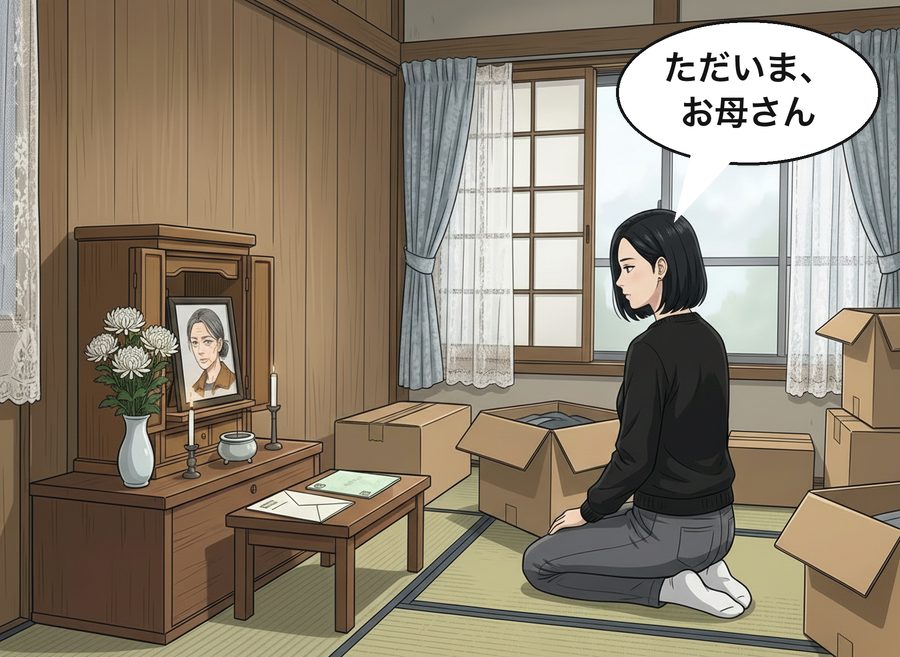 森下美咲「ただいま、お母さん」