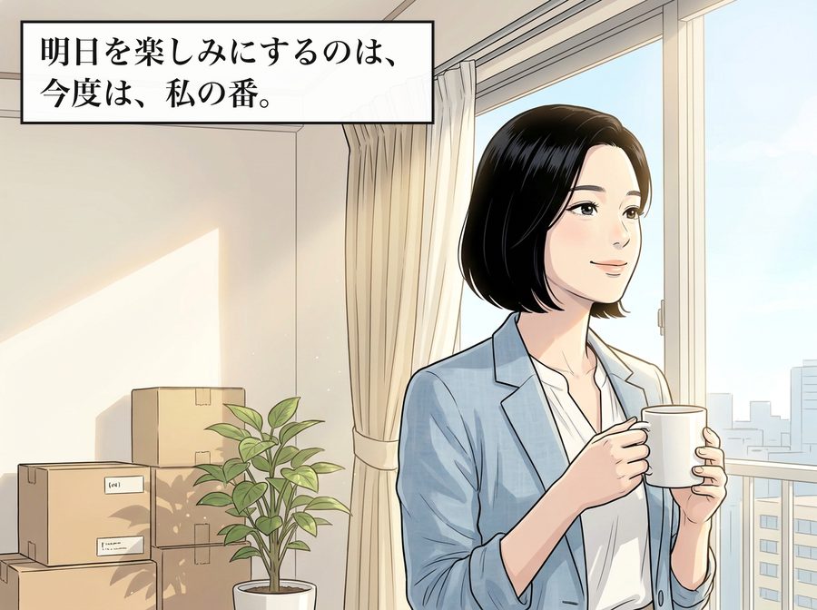 明日を楽しみにするのは、今度は、私の番。