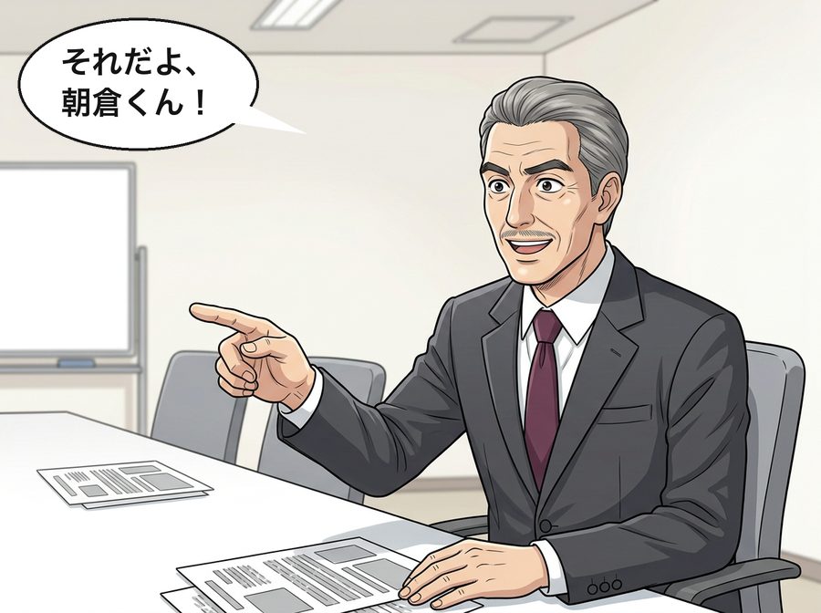 部長「それだよ、朝倉くん！」