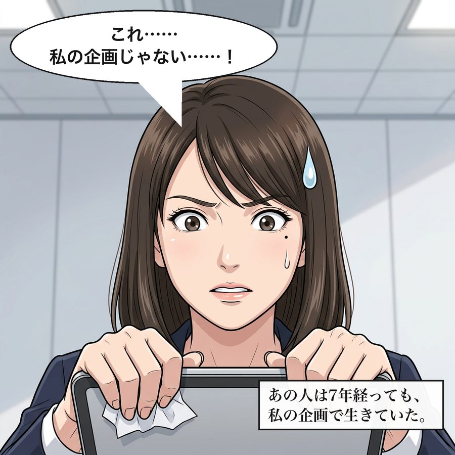 水野遥「これ……私の企画じゃない……！」 あの人は7年経っても、私の企画で生きていた。