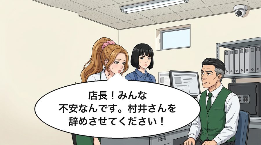古川玲奈「店長！みんな不安なんです。村井さんを辞めさせてください！」