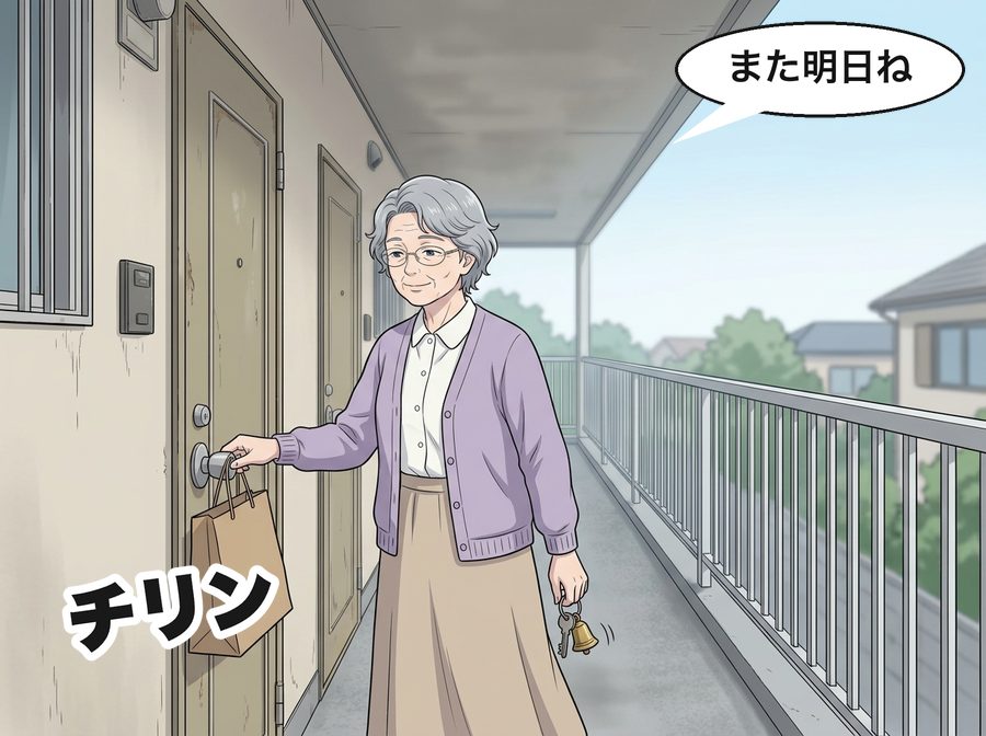 佐伯さん「また明日ね」 チリン