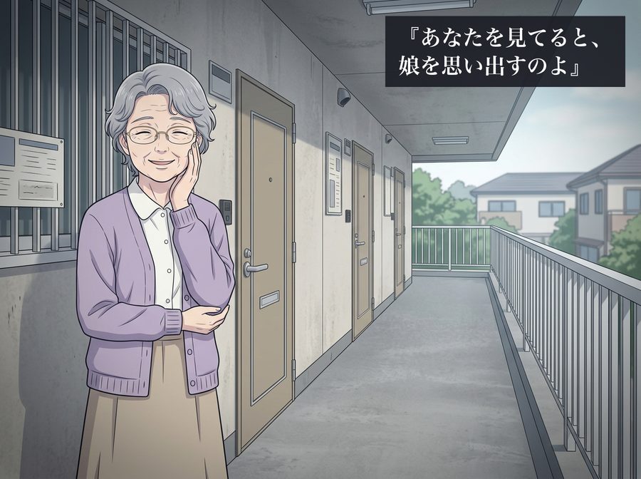 『あなたを見てると、娘を思い出すのよ』