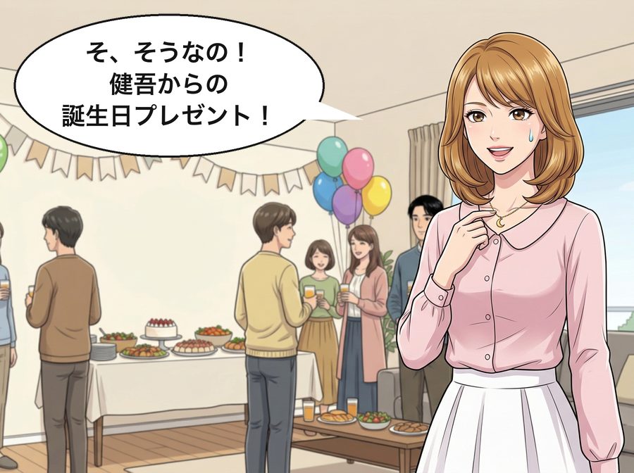 沙耶「そ、そうなの！健吾からの誕生日プレゼント！」