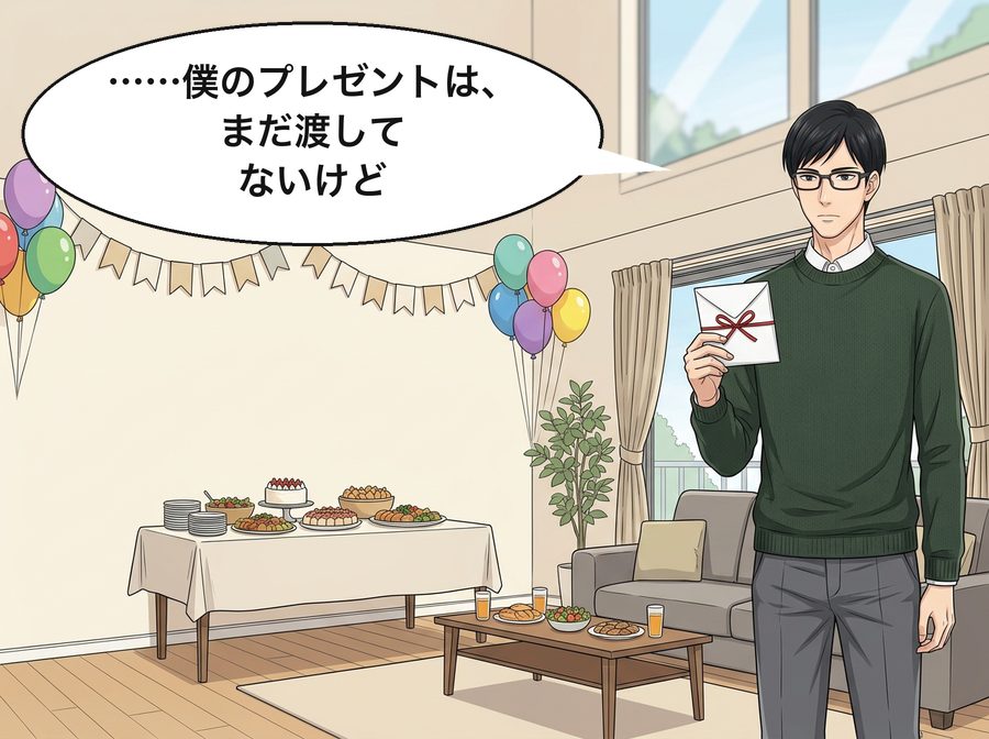 健吾「……僕のプレゼントは、まだ渡してないけど」