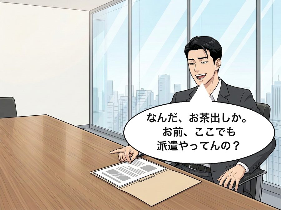 黒田翔太「なんだ、お茶出しか。お前、ここでも派遣やってんの？」