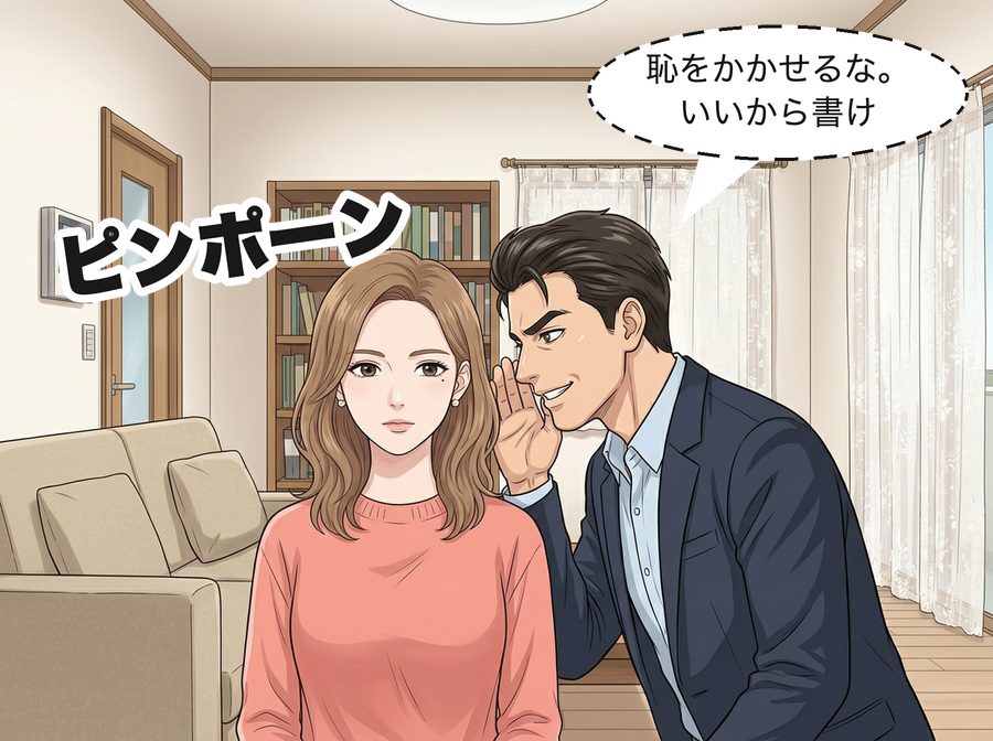浩司「恥をかかせるな。いいから書け」 ピンポーン