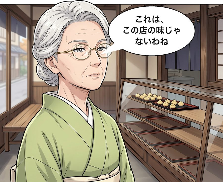 茶道の先生「これは、この店の味じゃないわね」