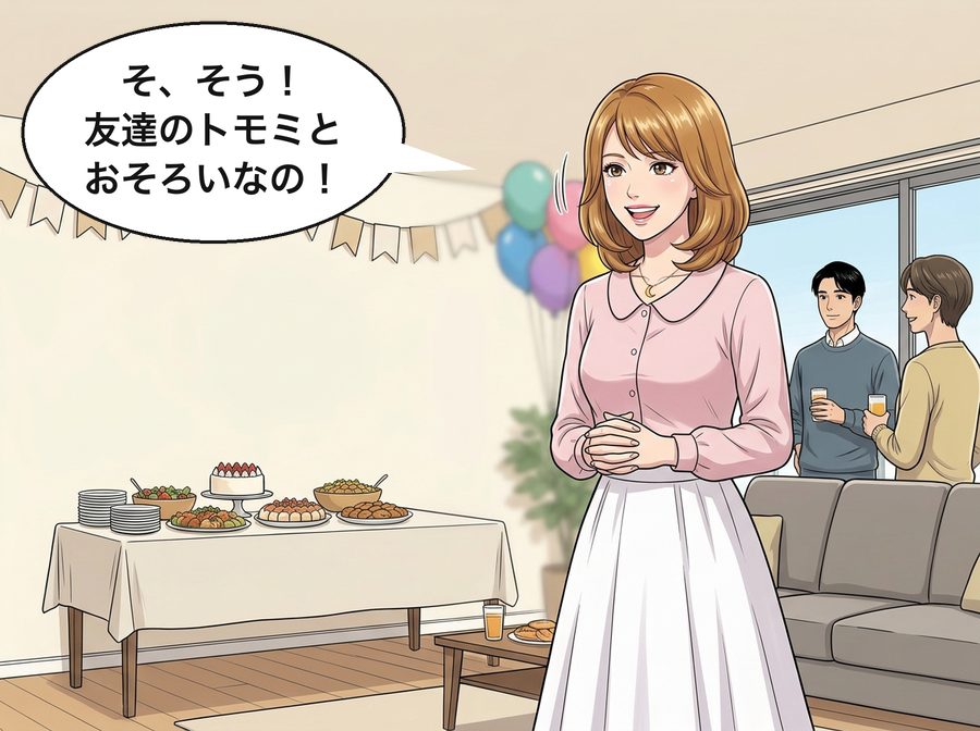 沙耶「そ、そう！友達のトモミとおそろいなの！」