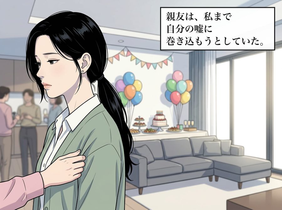 親友は、私まで自分の嘘に巻き込もうとしていた。