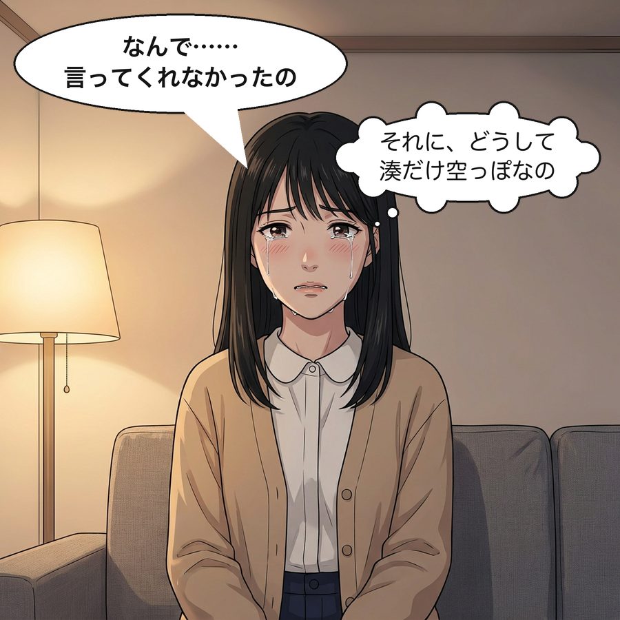 朝倉七海「なんで……言ってくれなかったの」 朝倉七海「それに、どうして湊だけ空っぽなの」