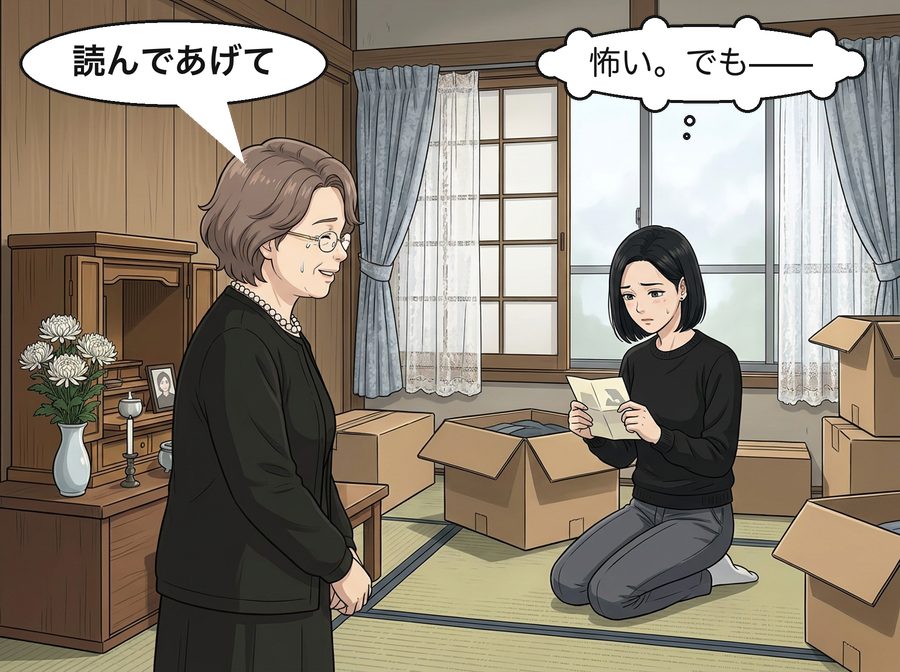 恵子「読んであげて」 森下美咲「怖い。でも——」